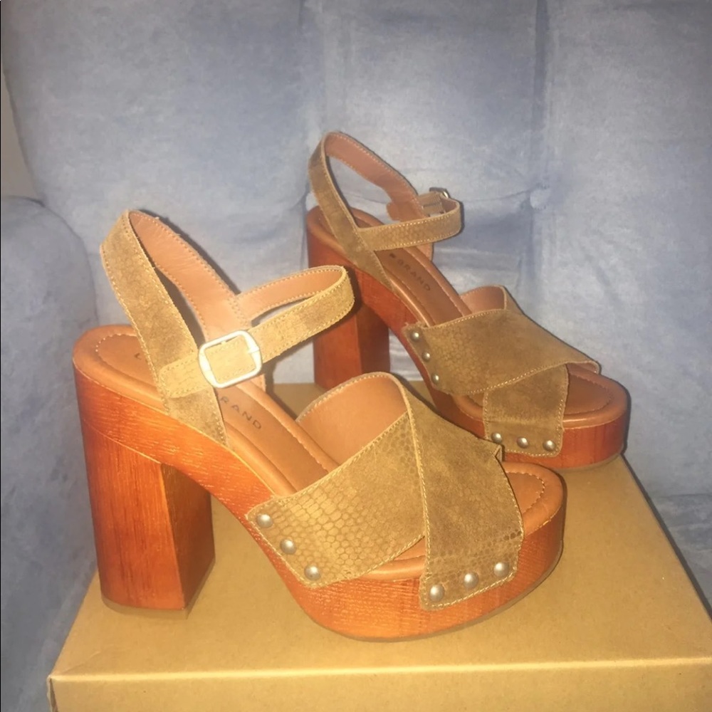 Lucky brand chunky heels